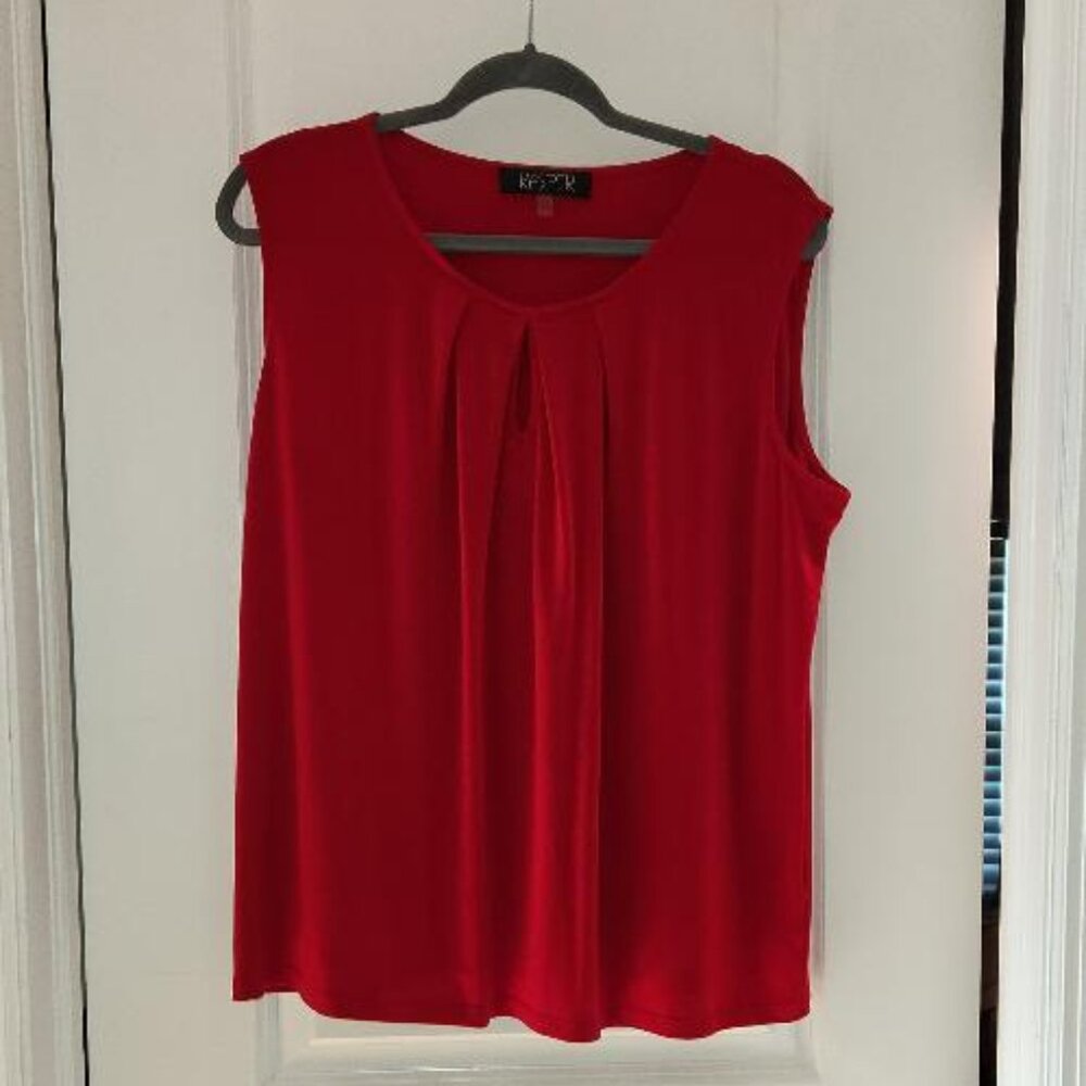 Kasper women's red tank top